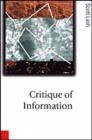 Critique of Information - Book