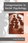 Categorization in Social Psychology - Book