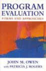 Program Evaluation : Forms and Approaches - Book