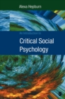 An Introduction to Critical Social Psychology - Book