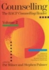Counselling : The BACP Counselling Reader - Book