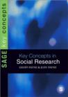 Key Concepts in Social Research - Book
