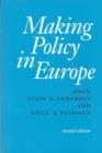 Making Policy in Europe - Book