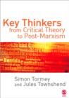 Key Thinkers from Critical Theory to Post-Marxism - Book