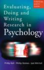 Evaluating, Doing and Writing Research in Psychology : A Step-by-step Guide for Students - Book