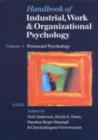 Handbook of Industrial, Work & Organizational Psychology - Book