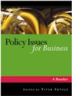 Policy Issues for Business : A Reader - Book
