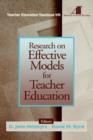 Research on Effective Models for Teacher Education : Teacher Education Yearbook VIII - Book