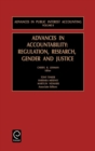 Advances in Accountability : Regulation, Research, Gender and Justice - Book