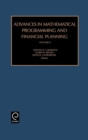 Advances in Mathematical Programming and Financial Planning - Book