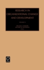 Research in Organizational Change and Development - Book