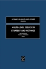 Multi-Level Issues in Strategy and Methods - Book