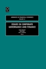 Issues in Corporate Governance and Finance - Book