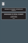 Dimensions of Ritual Economy - Book