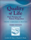 Quality of Life: From Nursing and Patient Perspectives - Book