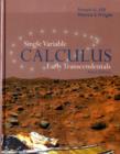 Single Variable Calculus:  Early Transcendentals - Book