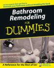 Bathroom Remodeling For Dummies - Book