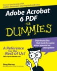 Adobe Acrobat 6 PDF For Dummies - Book