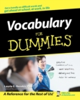 Vocabulary For Dummies - Book
