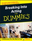 Breaking Into Acting For Dummies - Book