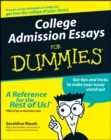 College Admission Essays For Dummies - Book