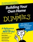Building Your Own Home For Dummies - Book
