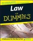 Law For Dummies - Book