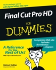 Final Cut Pro HD For Dummies - Book
