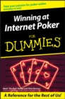 Winning at Internet Poker For Dummies - Book