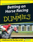Betting on Horse Racing For Dummies - Book