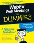 WebEx Web Meetings For Dummies - Book
