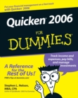Quicken 2006 for Dummies - Book