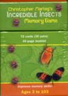 Christopher Marley's Incredible Insects Memory Game - Book