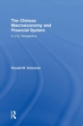 The Chinese Macroeconomy and Financial System : A U.S. Perspective - Book