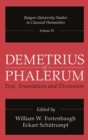 Demetrius of Phalerum : Text, Translation and Discussion - Book
