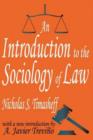 An Introduction to the Sociology of Law - Book