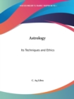 Astrology : Its Techniques - Book