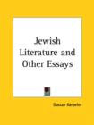 Jewish Literature and Other Essays (1895) - Book