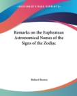 Remarks on the Euphratean Astronomical Names of the Signs of the Zodiac - Book