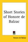 Short Stories of Honore De Balzac - Book
