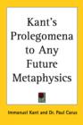 Kant's Prolegomena to Any Future Metaphysics - Book