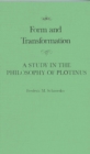 Form and Transformation : A Study in the Philosophy of Plotinus Volume 16 - Book