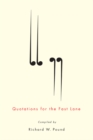 Quotations for the Fast Lane - Book