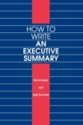 How to Write an Executive Summary - Book