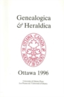 Genealogica & Heraldica : Ottawa 1996 - Book