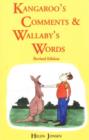 Kangaroos' Comments and Wallabys' Words - An Aussie Word Book - Book