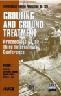 Grouting and Ground Treatment - Proceedings of the Third International Conference v. 1 & 2 : Proceedings of the Geo-Institute and Deep Foundations Institute 2003 Specialty Conference on Grouting Held - Book