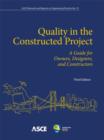 Quality in the Constructed Project : A Guide for Owners, Designers and Constructors - Book