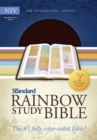 NIV STANDARD RAINBOW STUDY BIBLE BROWN B - Book