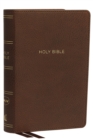 NKJV, Reference Bible, Compact Large Print, Leathersoft, Brown, Red Letter, Comfort Print : Holy Bible, New King James Version - Book